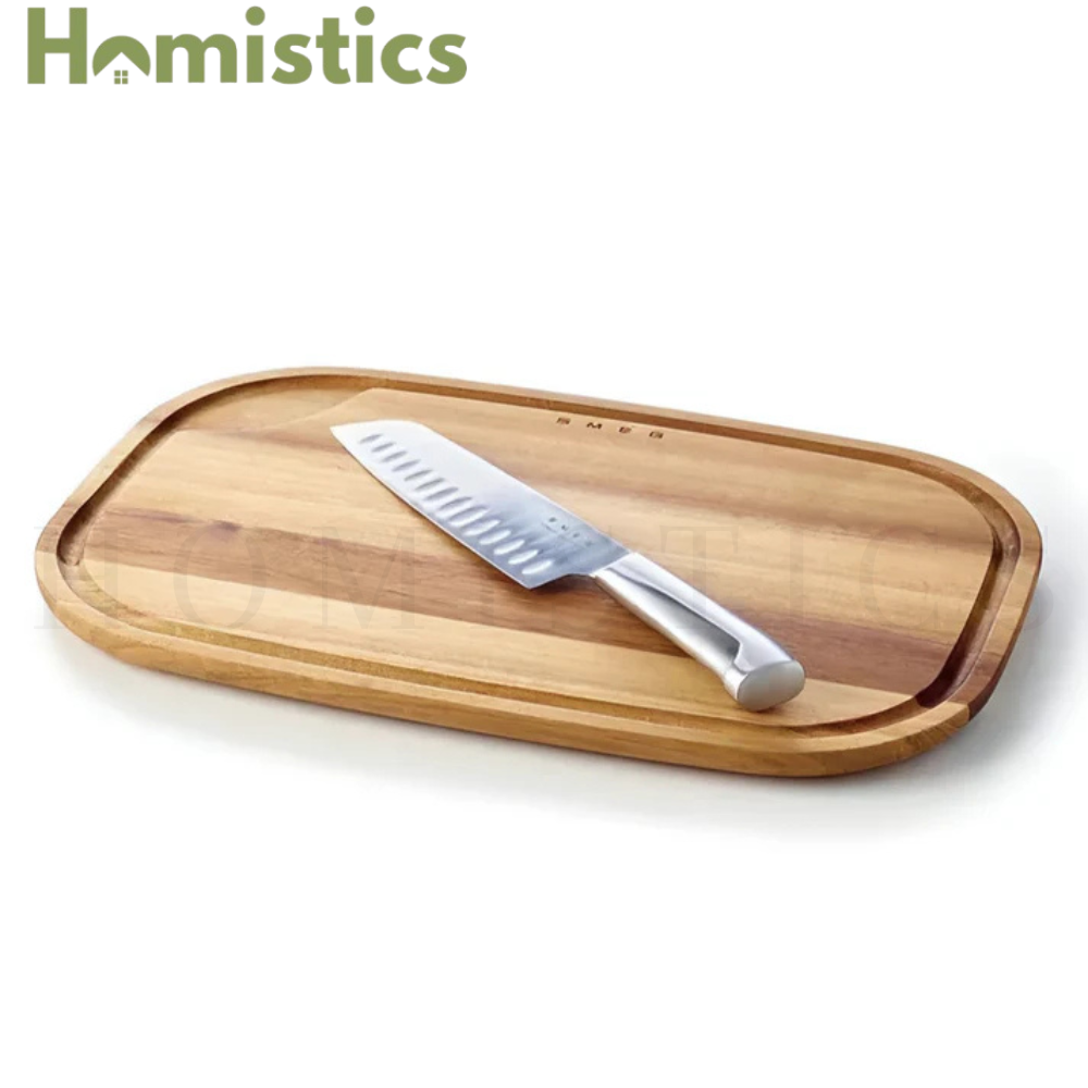 Premium Wooden Cutting Board with Juice Groove – Multi-Purpose Kitchen Chopping Board