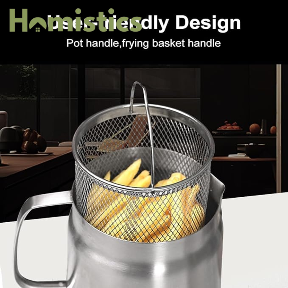 Kitchen Oil Fryer Pot for Reusing Cooking Oil Stainless Steel