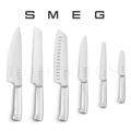 Italian design SMEG knife block pink