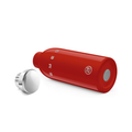 SMEG Clima Red Bottle 500 ml glossy finish logo detail