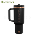  Stanley x Messi insulated tumbler 40oz GOAT Black side angle